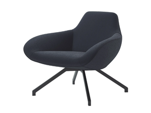 X BIG - Fabric armchair with armrests _ ALMA DESIGN